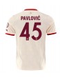 Bayern Munich Aleksandar Pavlovic #45 Ausweichtrikot 2024-25 Kurzarm